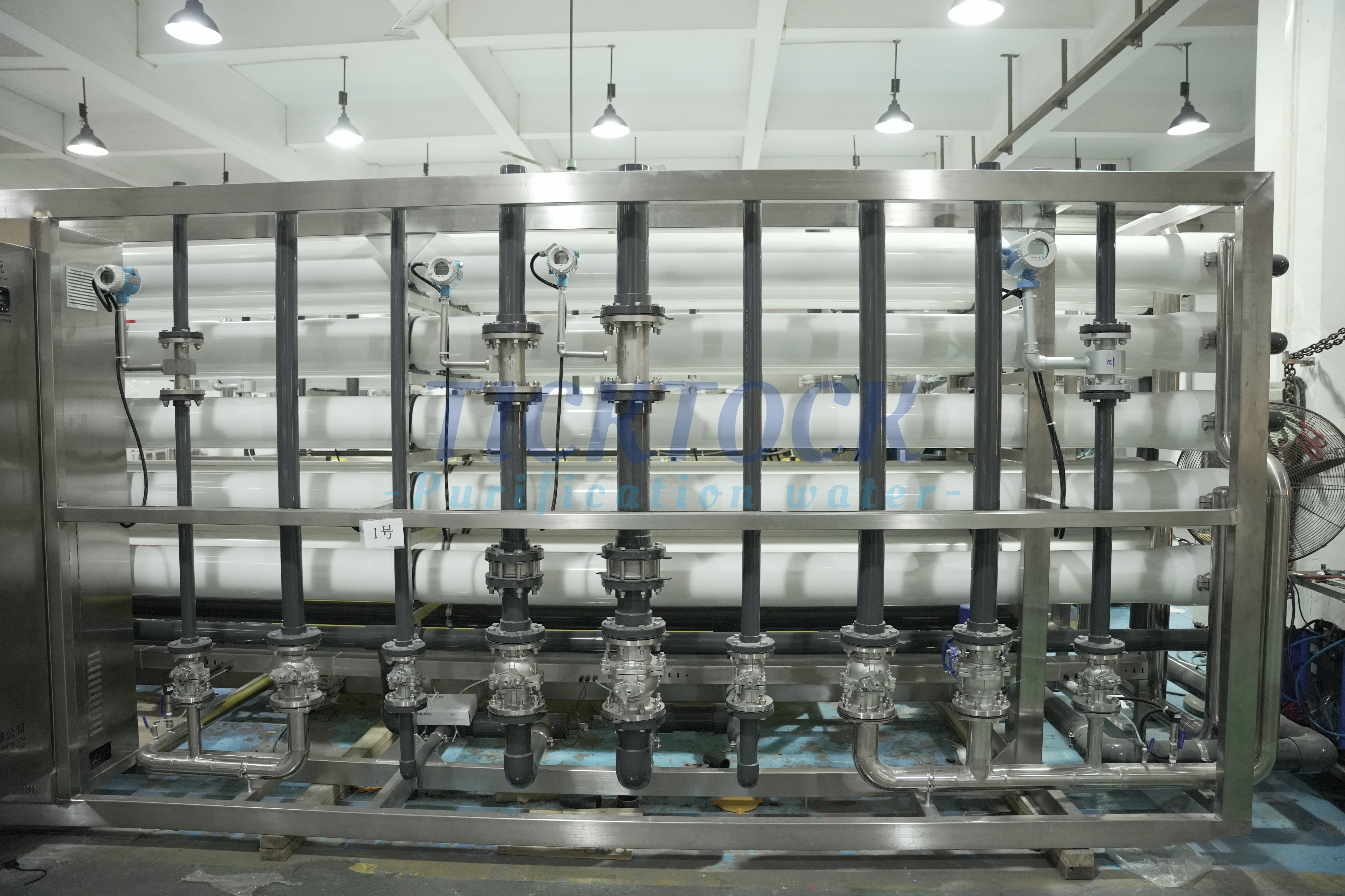 35m³/h Double Stage RO Water Treatment Project for Manufacturing Plant in Tanzania